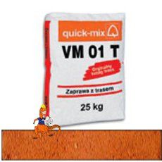 QUICK-MIX ZAPRAWA MURARSKA Z TRASEM TUBAG DO KLINKIERU VM 01 T 25KG ŁOSOSIOWO-POMARAŃCZOWA