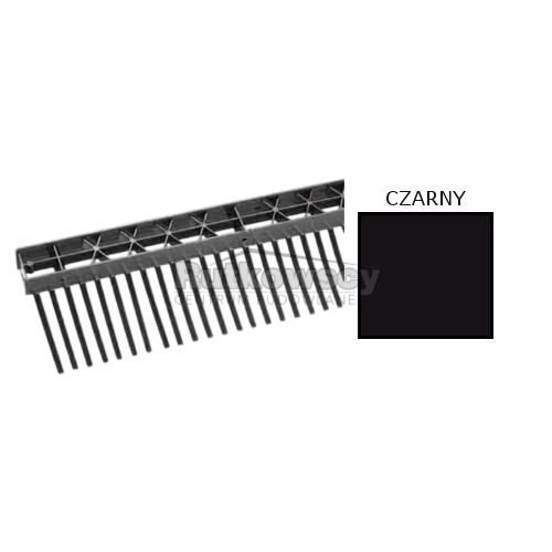 GrzebieŃ okapowy z kratką wentylacyjną MDM 60 mm czarny